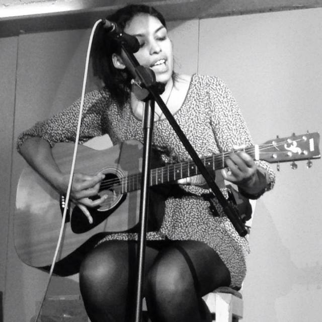 Myself and my geetar.